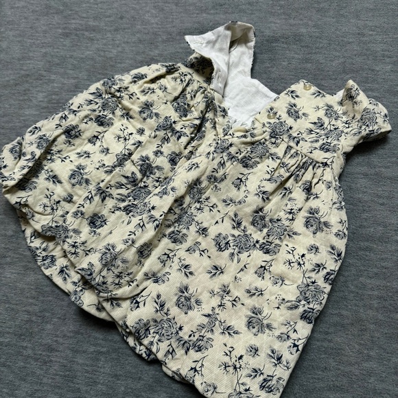 Laura Ashley Baby Girl 12 M Months Floral Dress Spring Summer - Picture 3 of 4
